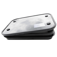 Люк автомобільний, скляний, 40х50см, для пасажирських, вантажопасажирських та вантажних автомобілів (пластиковий механізм)