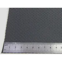 Автомобільний шкірзам перфорований BAVYERA 1539p темно-сірий, на тканинній основі, ширина 1,40 м, Туреччина