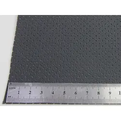 Автомобільний шкірзам перфорований BAVYERA 1539p темно-сірий, на тканинній основі, ширина 1,40 м, Туреччина