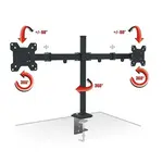 Настільне кріплення AX PIXEL TWIN 13"–27" для двох моніторів Мініатюра 1