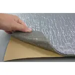 Тепловідбивний екран за батарею, лист 100х75 см — самоклеючий, фольгований Мініатюра 1