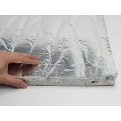 Звукоізоляція для приміщень, ламінована фольгованою склотканиною ФСВ-25-50х100, (50х100см) товщина 25мм