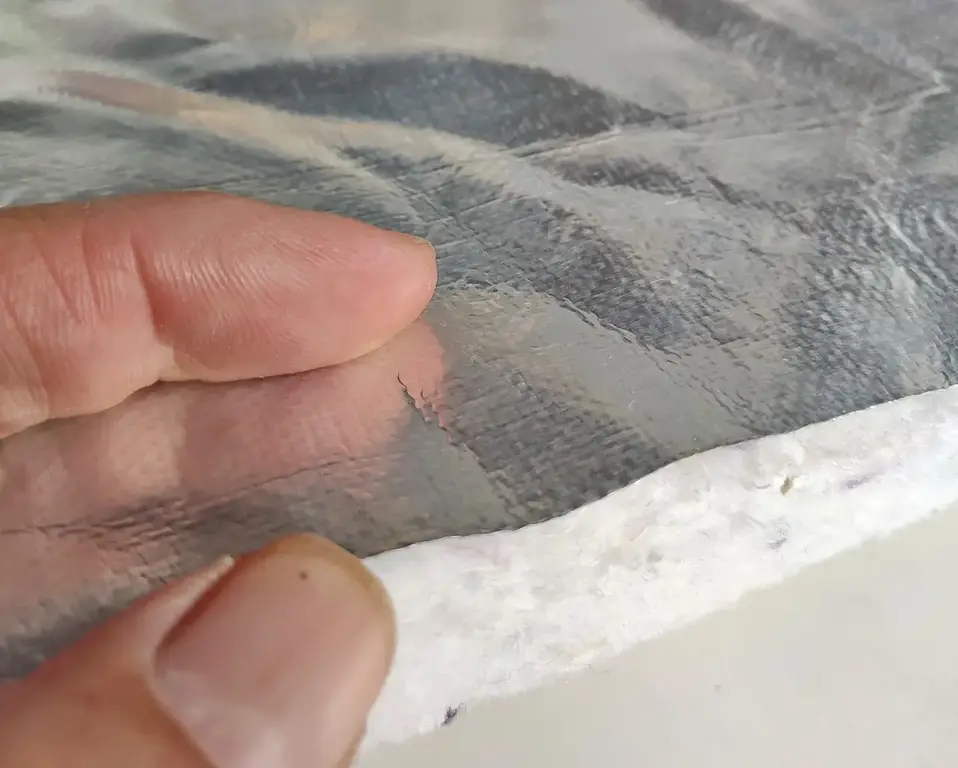 Звукоізоляція повстяна фольгована ФСВ-25 (50×100 см, 25 мм)