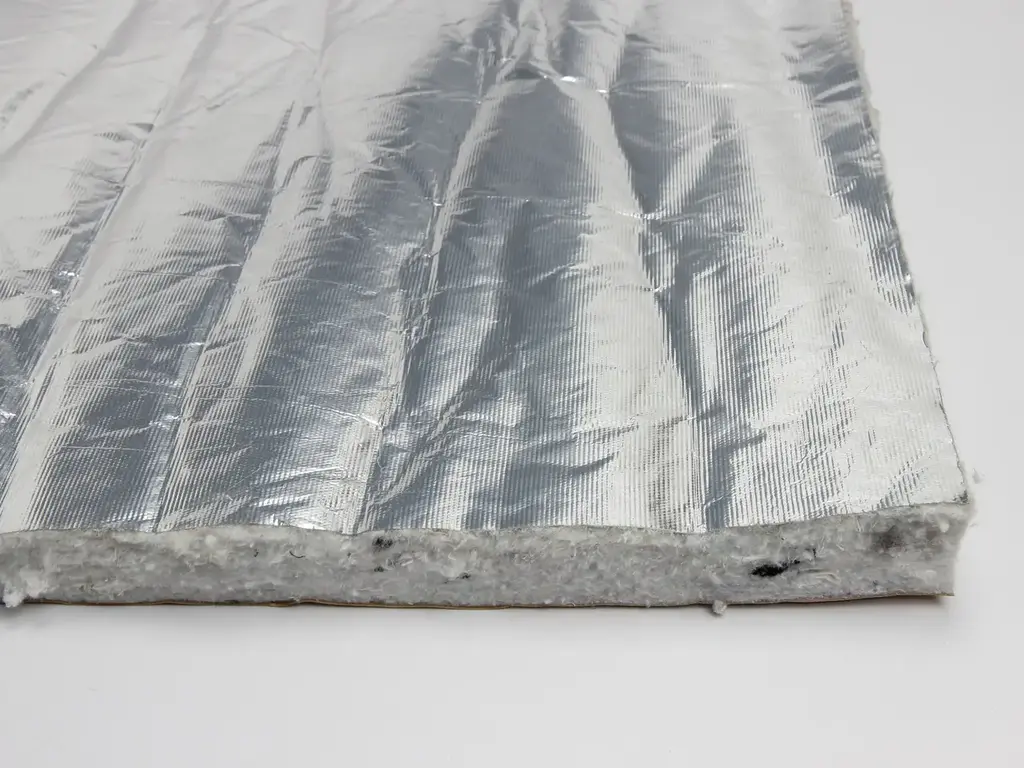 Звукоізоляція повстяна фольгована ФСВ-25 (50×100 см, 25 мм)