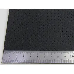 Автомобільний шкірзам перфорований Mercedes 901p чорний, на тканинній основі, ширина 1,40 м, Туреччина
