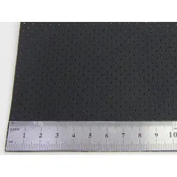 Автомобільний шкірзам перфорований BMW 901p чорний, на тканинній основі, ширина 1,40 м, Туреччина