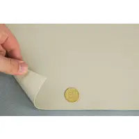 Автомобільний шкірзам BMW 224, колір молочний, на тканинній основі, ширина 1,40 м, Туреччина