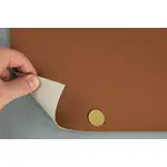 Шкірзамінник BMW 519 — рудий колір, тканинна основа, ширина 1,4 м Мініатюра 4