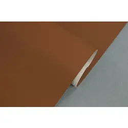 Автомобільний шкірзам Mercedes 519, колір рудий, на тканинній основі, ширина 1,40 м, Туреччина