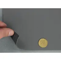 Автомобільний шкірзам Mercedes 916, колір графіт, на тканинній основі, ширина 1,40 м, Туреччина