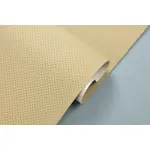Перфорований автомобільний шкірзам 9126p світло-бежевий на тканинній основі Мініатюра 1