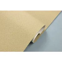 Автомобільний шкірзам перфорований 9126p, колір світло-бежевий, на тканинній основі (ширина 1,40 м) Туреччина