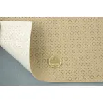 Перфорований автомобільний шкірзам 9126p світло-бежевий на тканинній основі Мініатюра 4