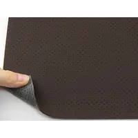 Автомобільний шкірозамінник перфорований 9164p, колір кавовий, матовий, на тканинній основі, ширина 137см, Туреччина