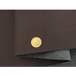 Автомобільний шкірзам перфорований 9164p, кавовий, матовий (1.37 м), Туреччина Мініатюра 3