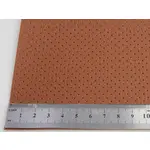 Автомобільний перфорований шкірзам 9165p рудий, Туреччина Мініатюра 1