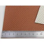 Автомобільний перфорований шкірзам 9165p рудий, Туреччина Мініатюра 2