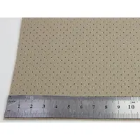 Автомобільний шкірзам перфорований BAVYERA С198р бежевий, на тканинній основі (ширина 1,40 м) Туреччина