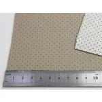 Перфорований шкірзамінник BAVYERA С198р — бежевий колір, тканинна основа, ширина 1,4 м Мініатюра 2