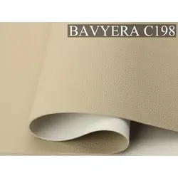 Автомобільний шкірзам BAVYERA C198 бежевий, на тканинній основі, ширина 1,40 м, Туреччина