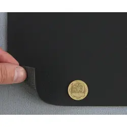 Автомобільний шкірозамінник F30-967, колір чорний, на тканинній основі, ширина 140см, Туреччина