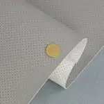 Перфорований автомобільний шкірзам Mercedes 911p, світло-сірий (1.40 м), Туреччина Мініатюра 1