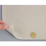 Перфорований шкірзамінник Mercedes 224p — молочний колір, тканинна основа, ширина 1,4 м Мініатюра 2
