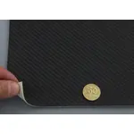 Автомобільний шкірозамінник KARBON 2089 чорний, на поролоні 1мм та сітці (ширина 162 см) Мініатюра 1