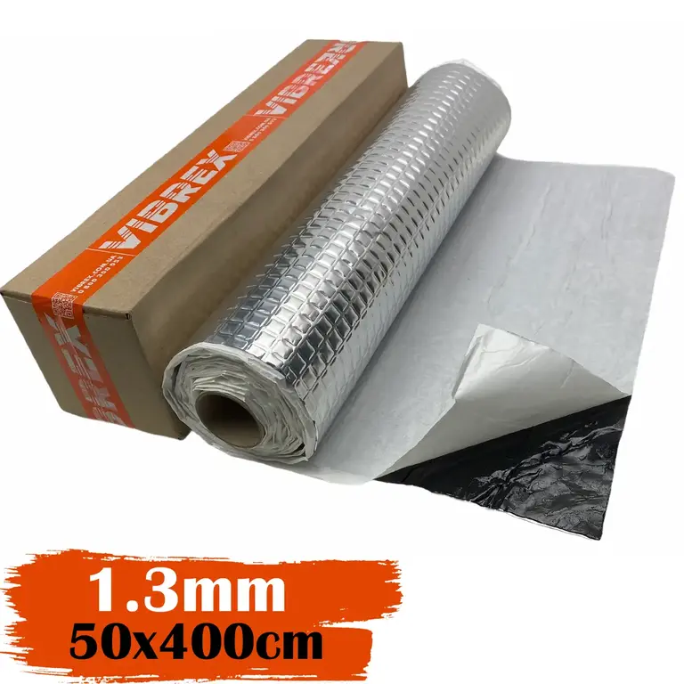 Віброізоляція Vibrex Master Light 1.3 мм на фользі 60 мкм, рулон 2 м²