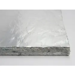 Шумоізоляція для авто повстяна фольгована VOF-50K, вологостійка, самоклейка, 100×60 см товщина 50 мм