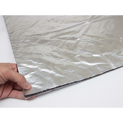 Шумоізоляція для авто повстяна фольгована VOF-12K, вологостійка, самоклейка, 156×100см, товщина 12мм