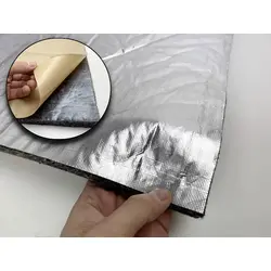 Шумоізоляція термостійка ФСВ-12К 78х100см, товщина 12мм для підкапотного простору, на клеї