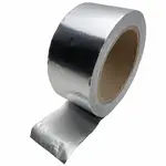 Алюмінієвий скотч 50 мм х 50 м — ізоляційна стрічка для професійного використання Мініатюра 1