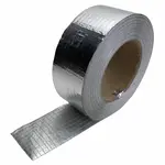 Алюмінієвий армований скотч 50мм × 50м для проклейки шумоізоляції Мініатюра 1