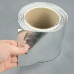 Алюмінієвий скотч 100 мм х 50 м — ізоляційна стрічка для професійного використання Мініатюра 3