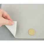 Автотканина стельова 49V, світло-сіра, поролон 2мм, ширина 141см Мініатюра 3