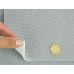 Автотканина стельова 1515sky оригінальна на поролоні, колір сірий, товщина 3мм, ширина 133см