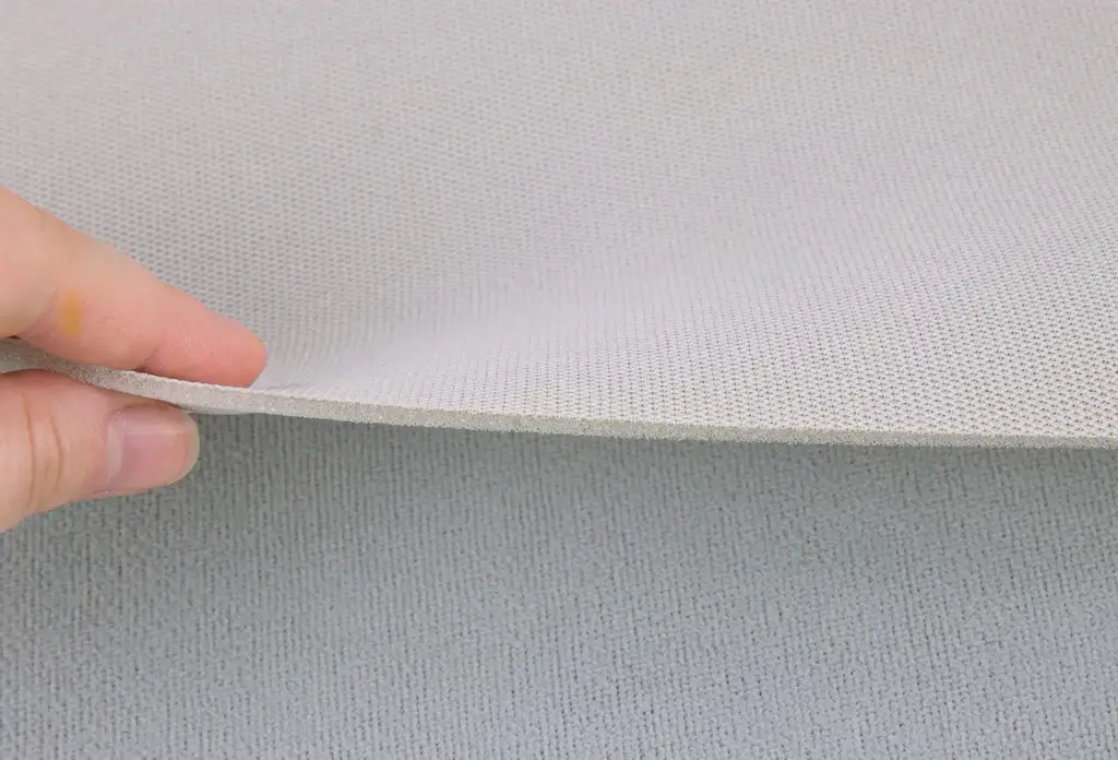 Автотканина стельова оригінальна 1516/2 світло-сіра на поролоні 3 мм, ширина 1.48 м Додаткове фото 4