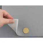 Автотканина стельова 1013, світло-сіра, поролон 4мм, ширина 150см Мініатюра 3