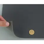 Автотканина стельова 1221, темно-сіра, поролон 3мм, ширина 142см Мініатюра 3