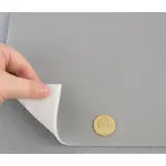 Автотканина стельова 1550, світло-сіра, поролон 3мм, ширина 155см Мініатюра 3