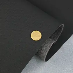 Автотканина стельова 1224 оригінальна, колір чорний (теплий відтінок), на поролоні, товщина 3мм ширина 147см