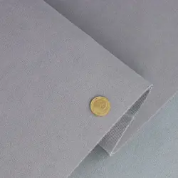 Тканина стельова світло-сіра (з фіолетовим відтінком) Frota 1 автовелюр на поролоні з сіткою шир. 1.8 метра