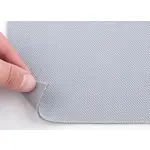 Автотканина стельова Koper Silver White срібна на поролоні з сіткою, 2,8 мм, 180 см Мініатюра 4