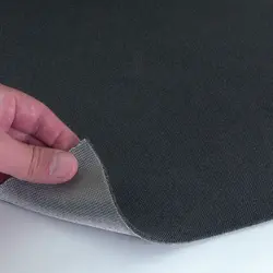 Автовелюр чорний Boki 88.01, на поролоні (тягучий), Польща