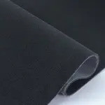 Автовелюр Boki 88.01 чорний на поролоні (тягучий) Мініатюра 2