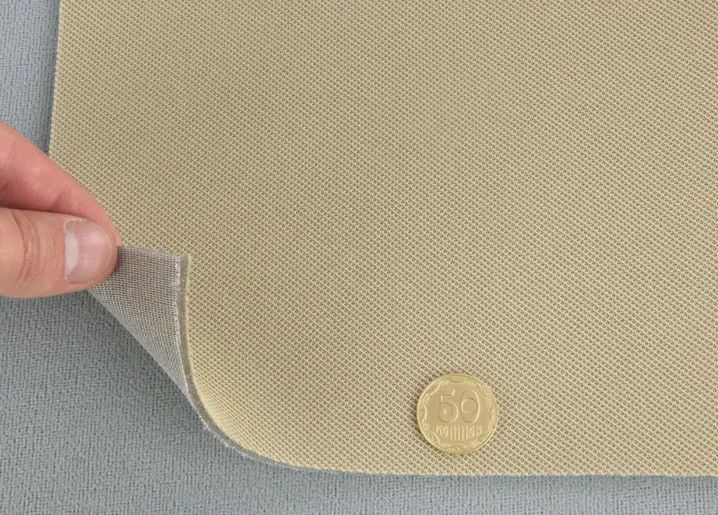 Автомобільна стельова тканина Koper Beige (бежевий колір), Польща