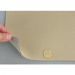 Автотканина стельова бежева Koper Beige, на поролоні та сітці, товщина 2,8мм, ширина 180см, Польща