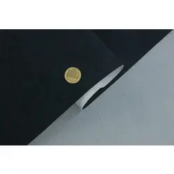 Автовелюр Dinamika 01 колір чорний, на тканинній основі, ширина 148 см