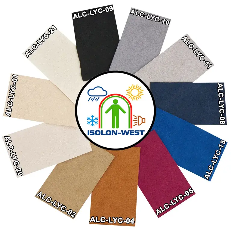Каталог зразків Алькантара Lycra 10х6см (без основи)